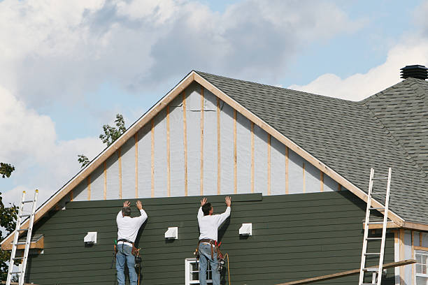 Professional Wood Siding technician working in East Flat Rock, NC